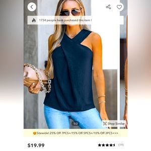 CUPSHE sleeveless blouse